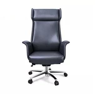 Black Executive Leather Office Chair Home Office Garden | HOG-HomeOfficeGarden | online marketplace