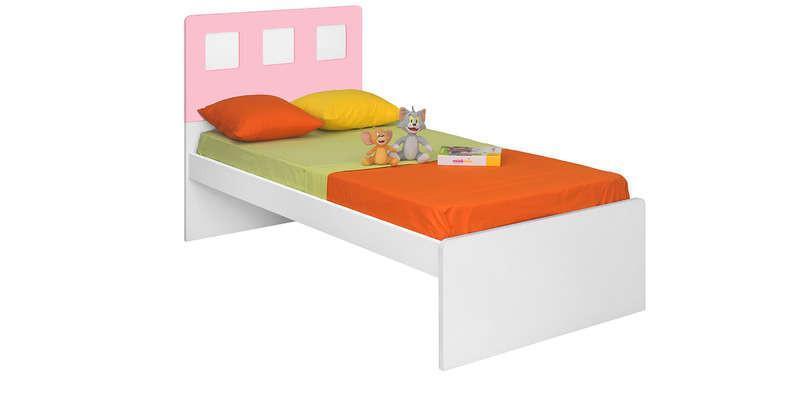 Boston Singe-Size Bed in Pink & White Colour Home Office Garden | HOG-HomeOfficeGarden | online marketplace