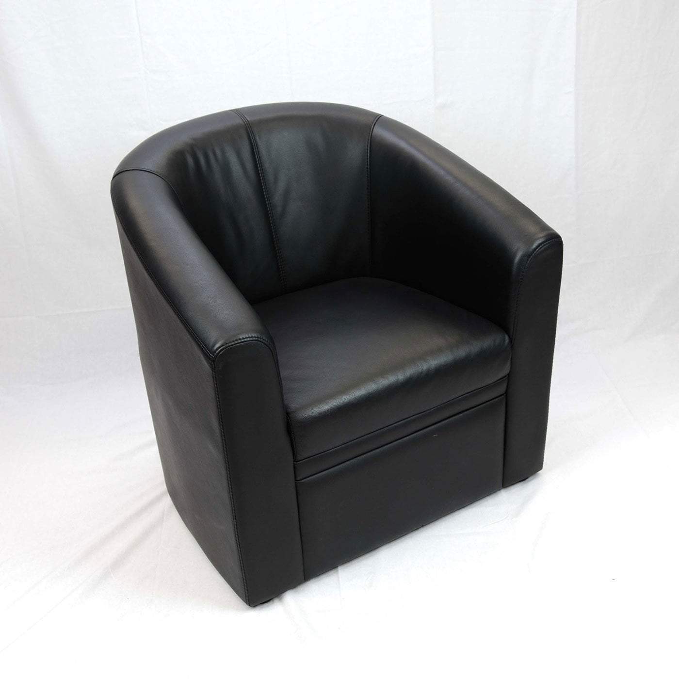 Brighton PU Leather Tub Single Lounge Chair Home Office Garden | HOG-HomeOfficeGarden | HOG-Home.Office.Garden