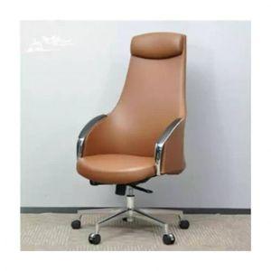 Brown Alase Alawọ Alaga