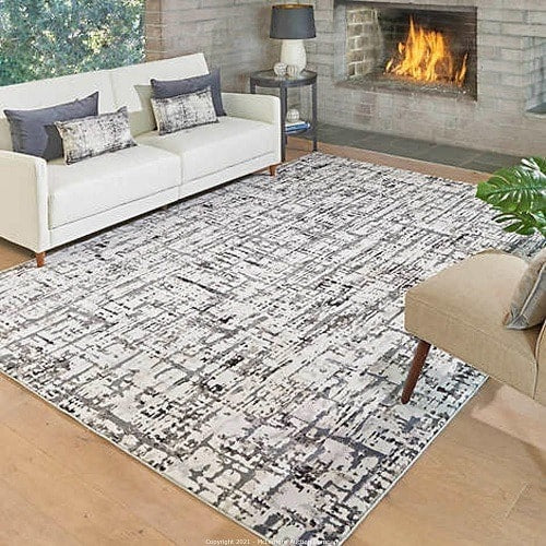 Centenno Area Rug - Ansel Gray - Rug Size : 7 Ft 10 Inches X 10 Ft
