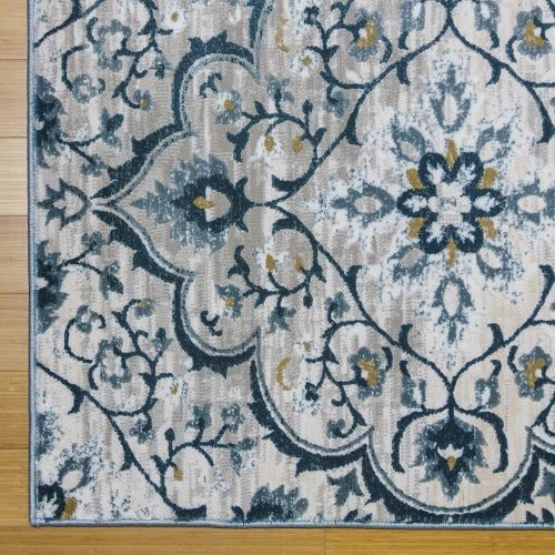 Centenno Rug Collection, Medallion Blue 7x10
