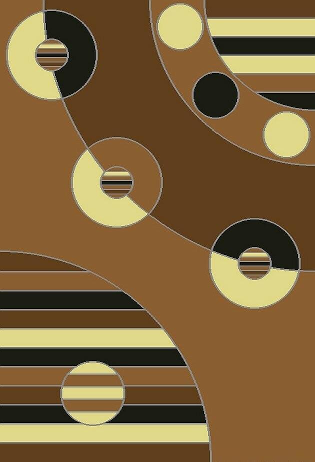 Rug Center - 84081 Brown Aafreen Series