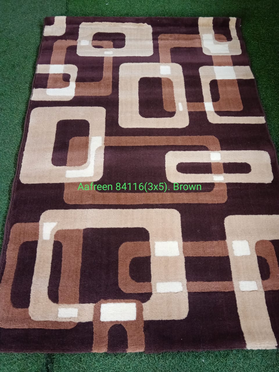 Centre Rug - 84116 Brown Aafreen Series