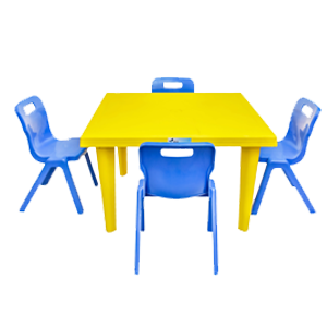 Champion Kiddies Plastic Table +4 Strong S Chairs Set Home Office Garden | HOG-HomeOfficeGarden | online marketplace