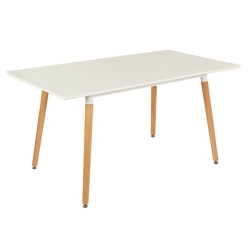 Charlie Expandable 6 Seater Dining Table- White