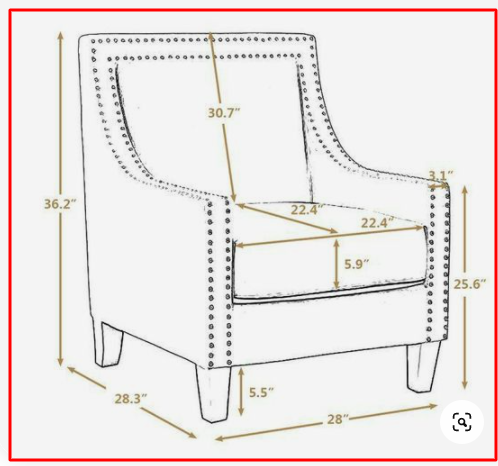 Chic Velvet Upholstered Accent Chair Home Office Garden | HOG-HomeOfficeGarden | HOG-Home.Office.Garden