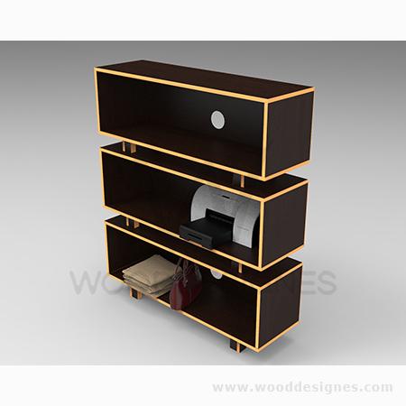 Chloé series Shelf (Dark-brown and GBT) 16424083423329 HomeOfficeGarden Home Office Garden | HOG-HomeOfficeGarden | HOG