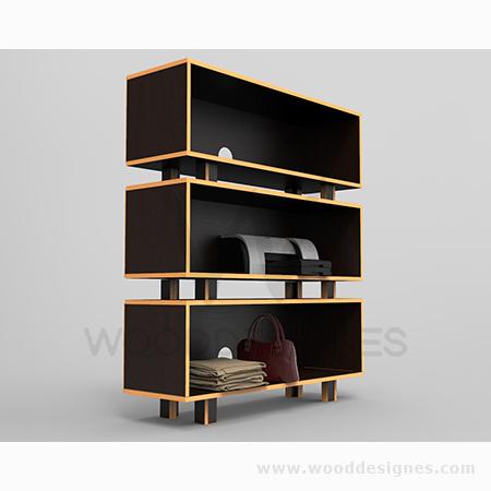 Chloé series Shelf (Dark-brown and GBT) 16424084602977 HomeOfficeGarden Home Office Garden | HOG-HomeOfficeGarden | HOG