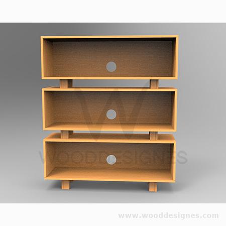 Chloé series Shelf (Golden-brown) 16424134901857  HomeOfficeGarden Home Office Garden | HOG-HomeOfficeGarden | HOG
