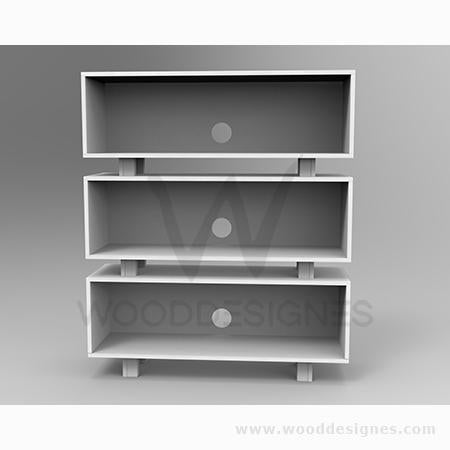 Chloé series Shelf (White) -16424178221153 HomeOfficeGarden Home Office Garden | HOG-HomeOfficeGarden | HOG