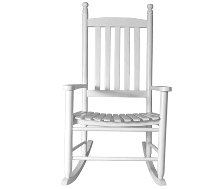 Classic Child’s Porch Rocker White Chair 2 Home Office Garden | HOG-HomeOfficeGarden | online marketplace