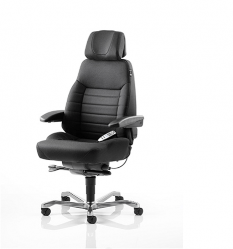 Iwapọ ACS Auto Oludari Alaga Alawọ + ti ngbona & Massager