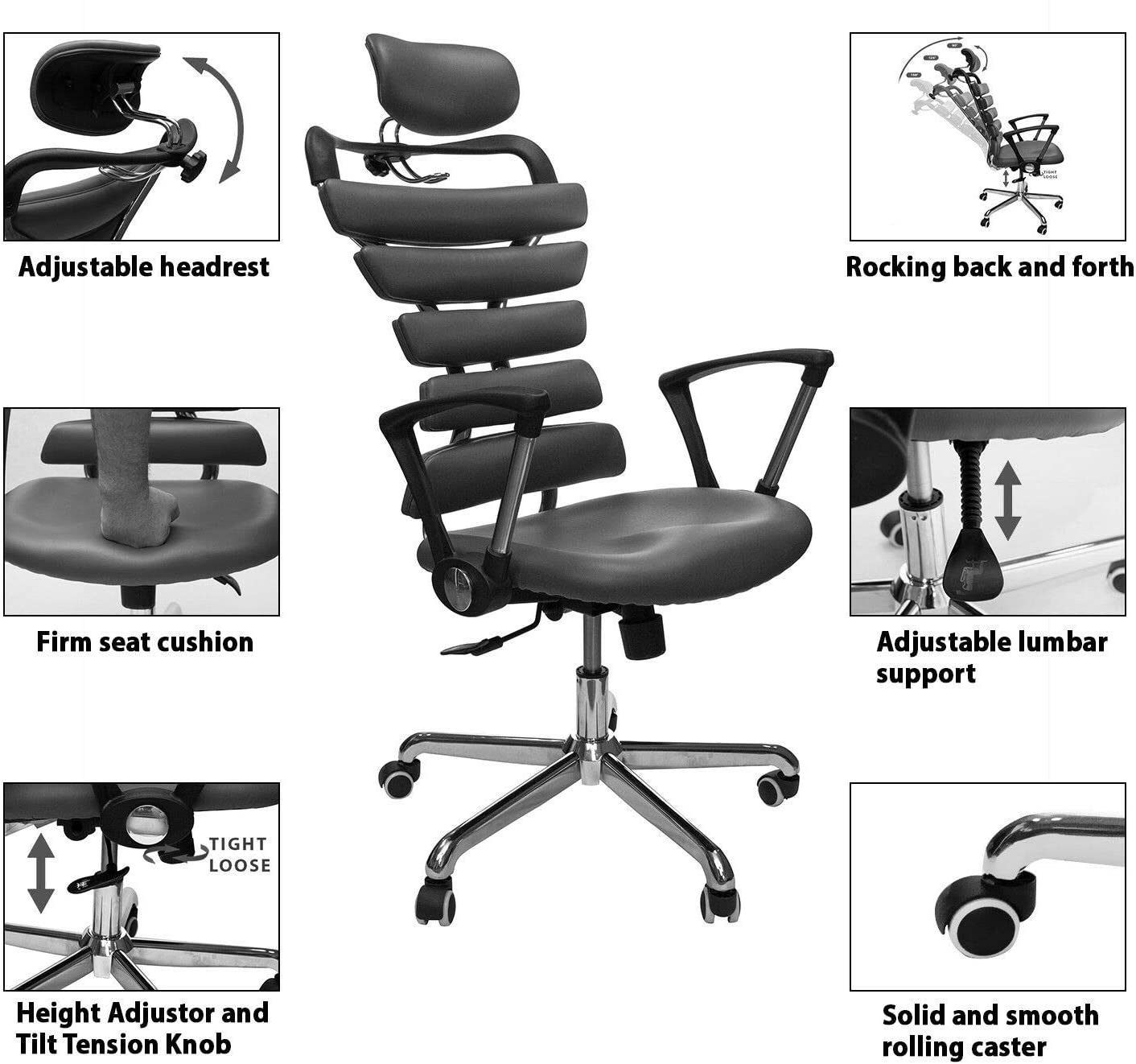 Constructor Studio Soho Adijositabulu Armrest Ergonomic Office Alaga