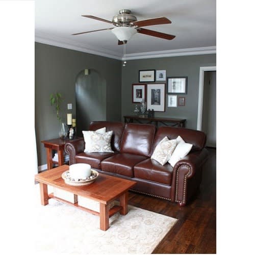 Costco Riley Top Grain Leather Sofa Set With Ottoman