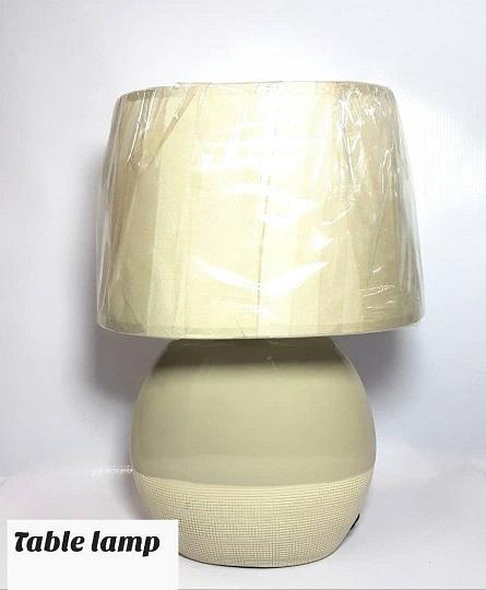 Cream Bedside Table Lamp