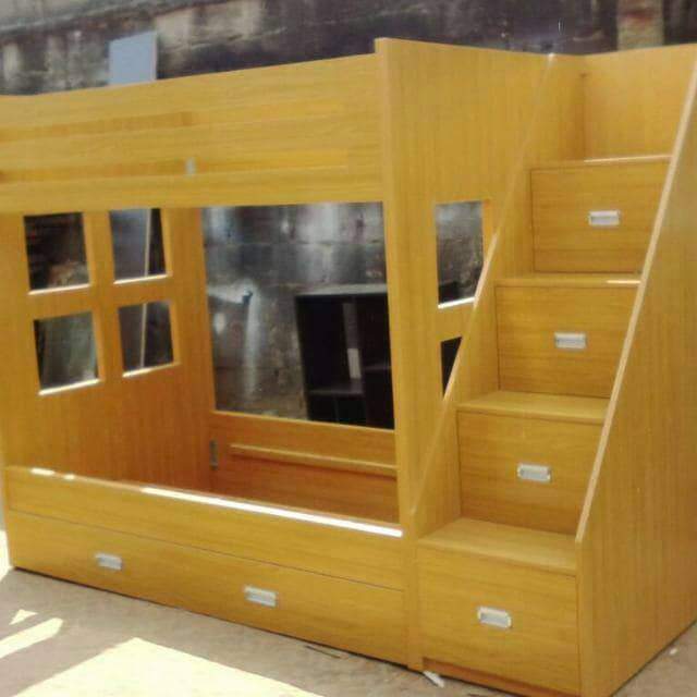 Double Bunk Bed - Beech Home Office Garden | HOG-HomeOfficeGarden | online marketplace