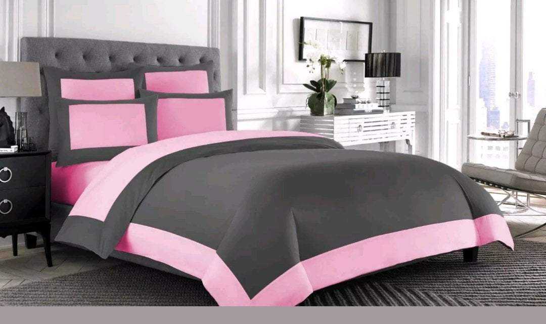 Duvet - Black & Pink