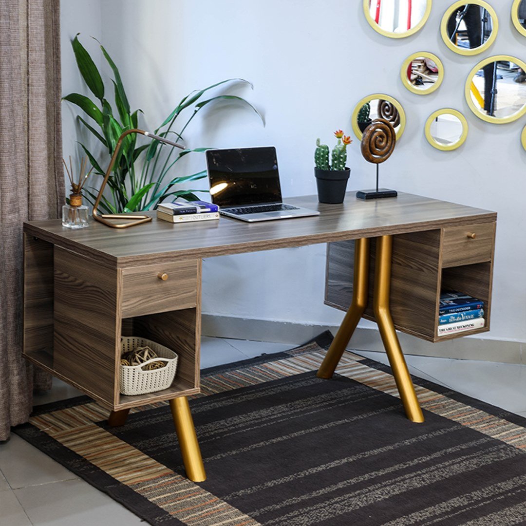 Eclectic Office Desk-1.6M Home Office Garden | HOG-HomeOfficeGarden | online marketplace