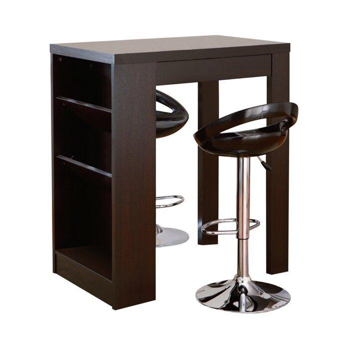 Eliza Bar with Wine Storage with 2 Bar stools Home Office Garden | HOG-HomeOfficeGarden | online marketplace