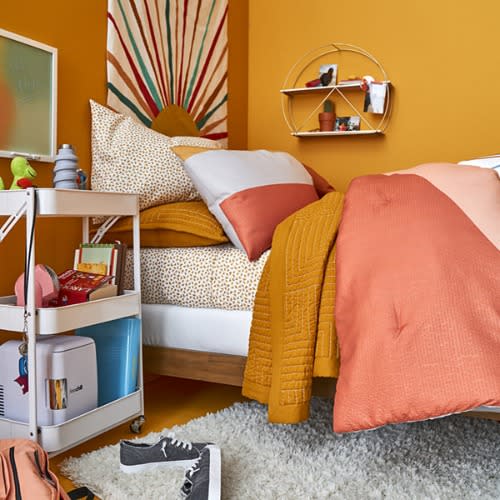 FiDEL Retro Colorblock ''queen'' Complete Bedding Set With Sheets