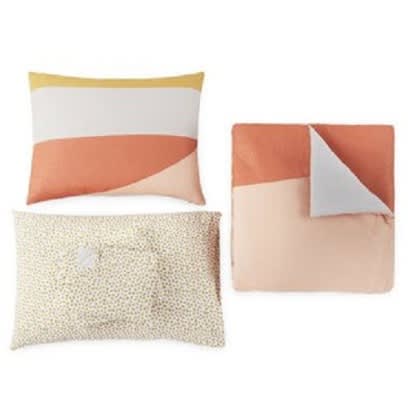 FiDEL Retro Colorblock ''queen'' Complete Bedding Set With Sheets