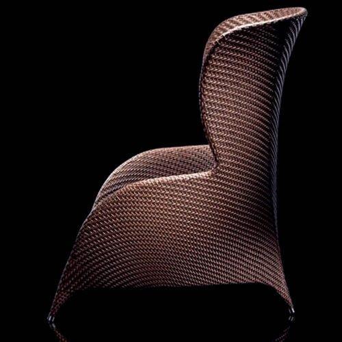 Flora High Back rọgbọkú Alaga pẹlu timutimu