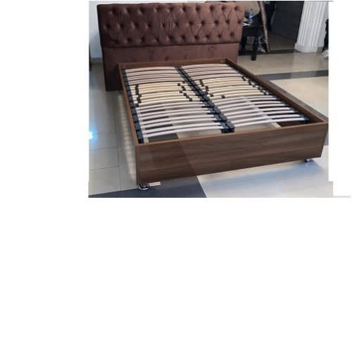 Florence Queen Size Bed With Upholstered Head Board-6x4.5ft