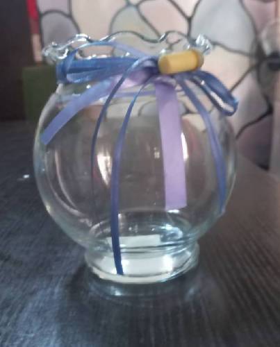 Glass bowl with ribbon Home Office Garden | HOG-HomeOfficeGarden | online marketplace