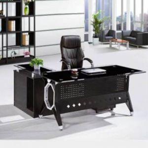 Glass Executive Desk - L Shape 2mtr