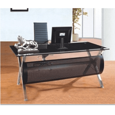 Glass Executive Table - 1.6m