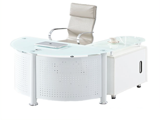 Glass Office Table -1.4 Meters