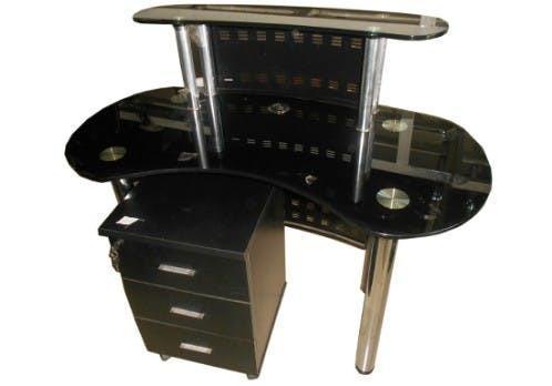 Glass Reception Table -1.2 Meters