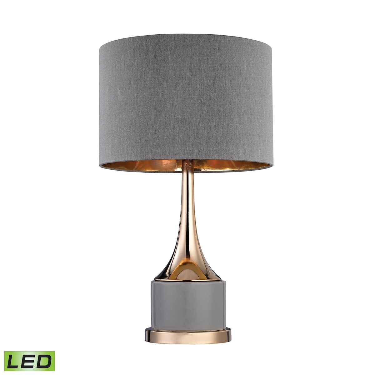 Gold Cone Neck Table Lamp - Small - LED Home Office Garden | HOG-HomeOfficeGarden | online marketplace