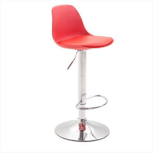 High back Bar Stool-Red