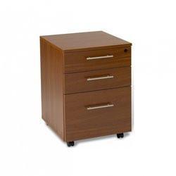 Ile-igbimọ Faili Titiipa Alagbeka Ere HOG lori Castors - Wolinoti