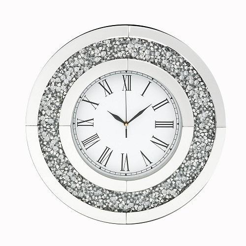 Hos Diamond Crush Clock-Round-50cm