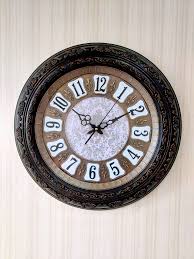 Funky Tradition Round Brown Beautiful Crafted Wall Clock