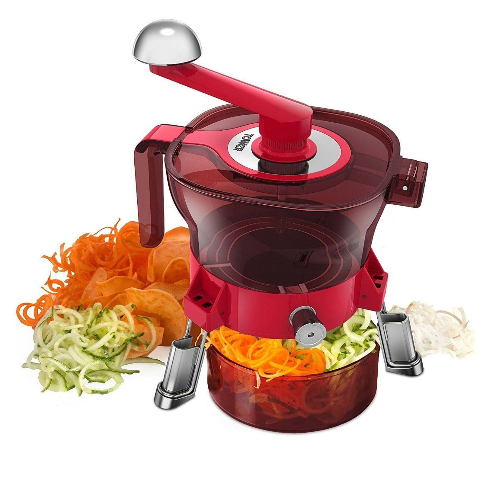 Tower Spudnik Spiralizer - Red Home Office Garden | HOG-HomeOfficeGarden | online marketplace