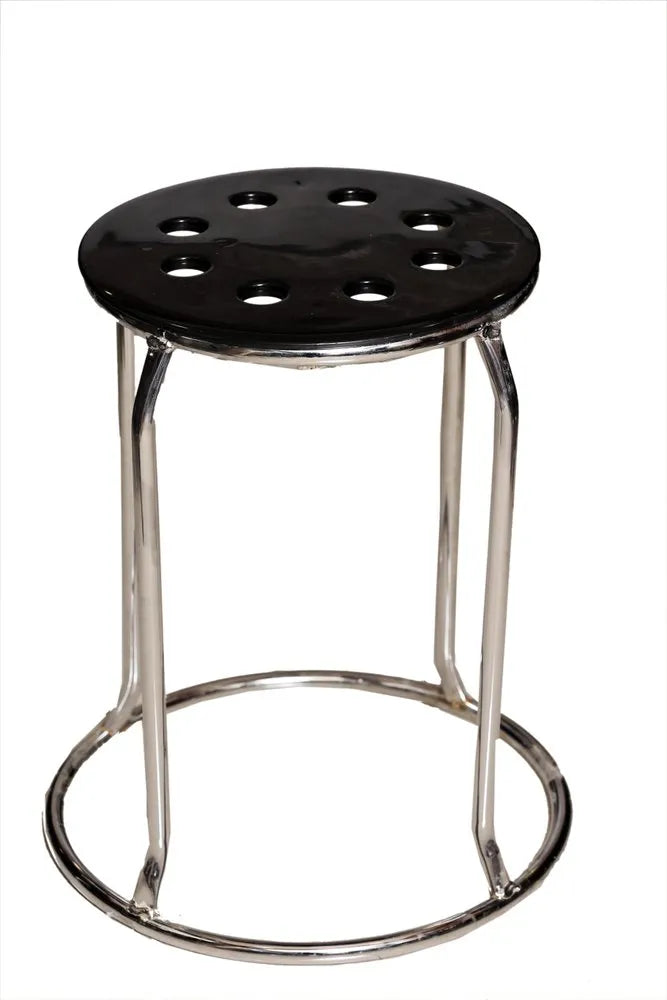 Round Chrome Fiber Top Stool | HOG-Home. Office. Garden Online marketplace
