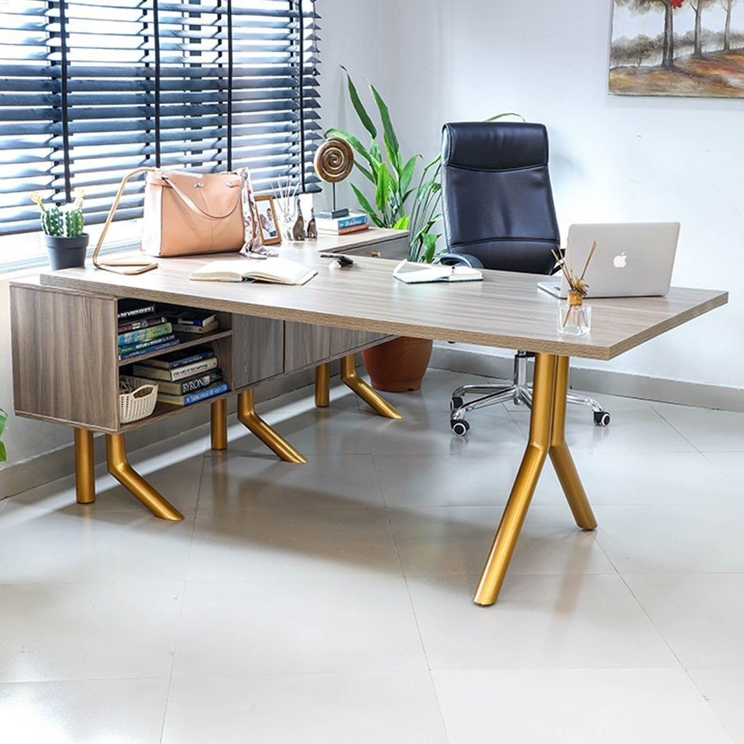 L-Shape Office Desk with Extension-1.6M Home Office Garden | HOG-HomeOfficeGarden | online marketplace