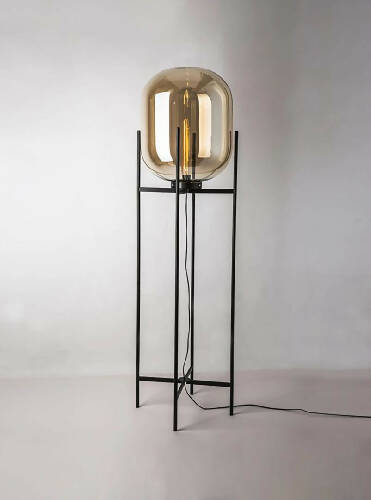 Glass Floor Lamp