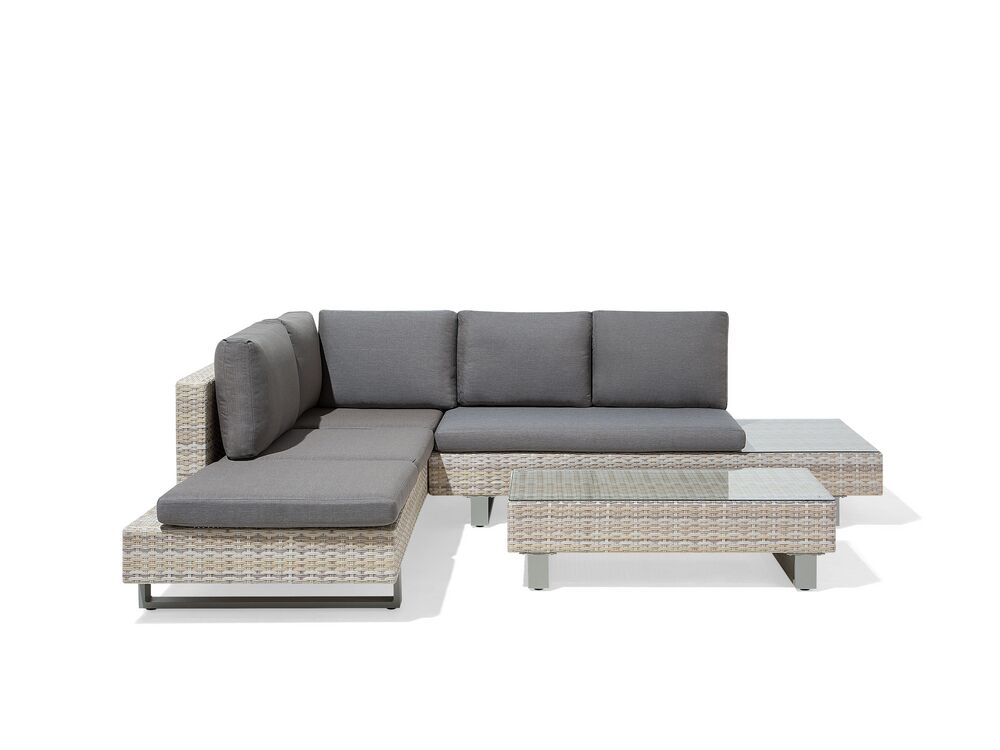 LANCIANO 5 Seater Rattan Garden Set