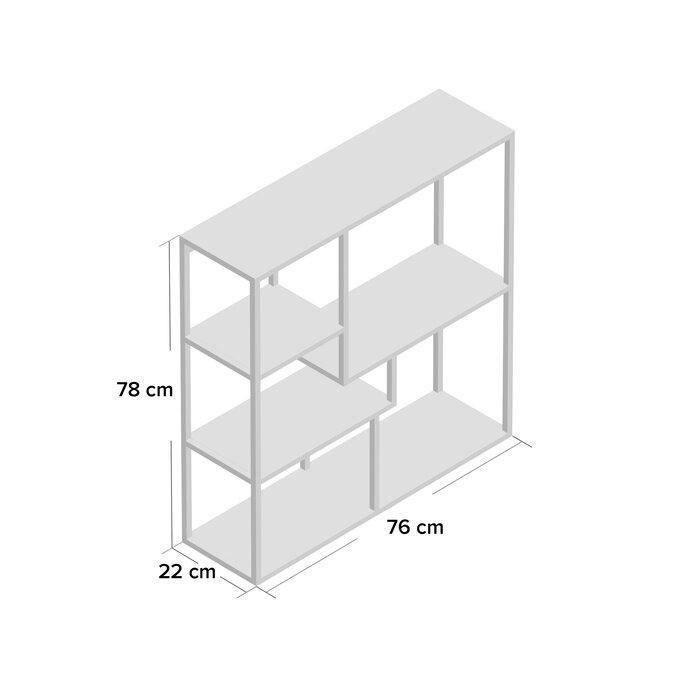 Metal Frame with Wooden Shelves Home Office Garden | HOG-HomeOfficeGarden | online marketplace