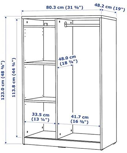 Mini Partitioned Wardrobe Home Office Garden | HOG-HomeOfficeGarden | online marketplace