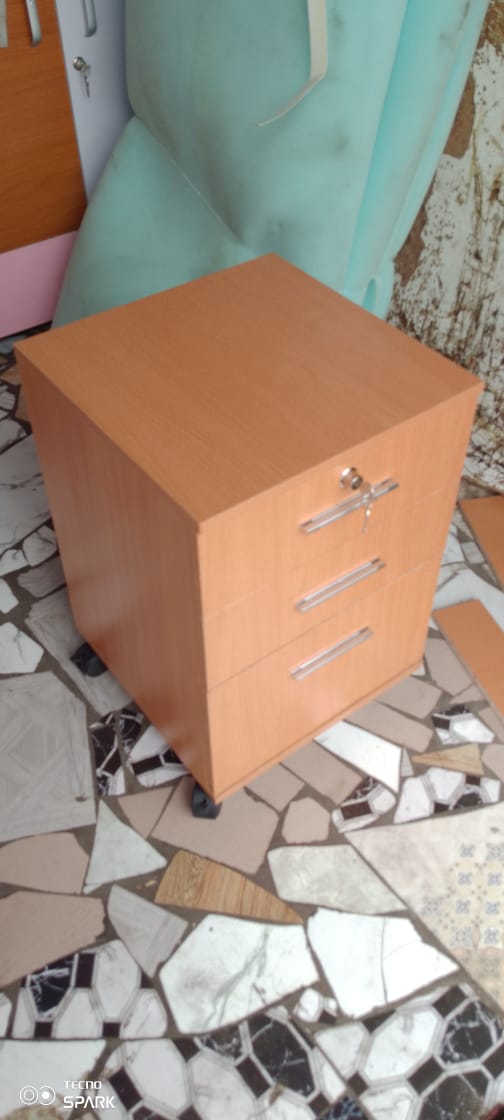 Mobile Pedestal Cabinet - Beech