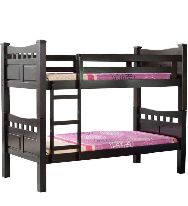 Mollycoddle Bunk Bed in Cappuccino Finish- 6x3.5ft (without mattress) Home Office Garden | HOG-HomeOfficeGarden | online marketplace