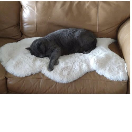 Mon Château - Single Faux Fur Rug - Ivory