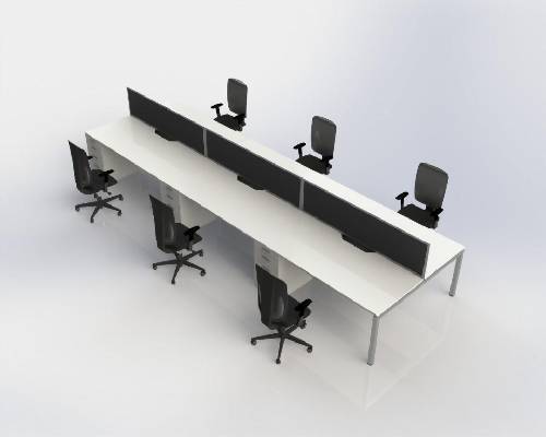 Monreal 6 Seater Workstation