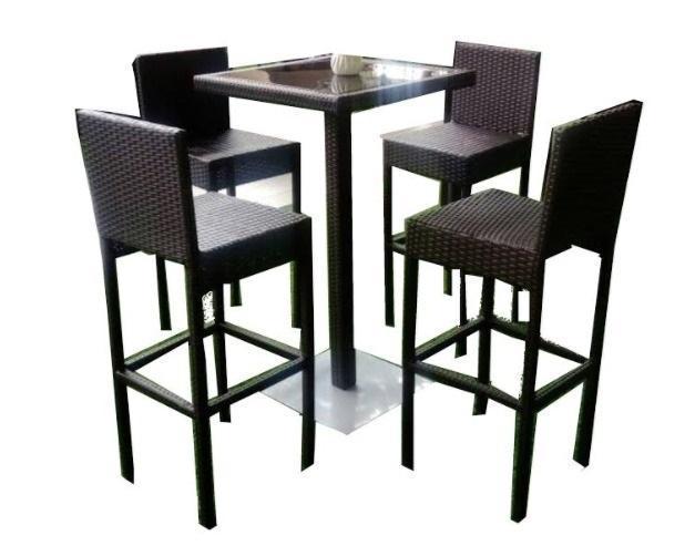 Monza Wicker Ita gbangba Bar Ṣeto